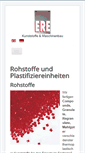 Mobile Screenshot of ere-kunststoff.de
